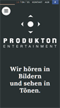 Mobile Screenshot of produkton.de