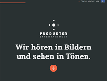 Tablet Screenshot of produkton.de